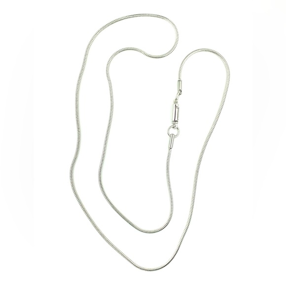 20" 1.5mm Stainless Snake Chain with Freedom Clasp - Picture 3 of 7